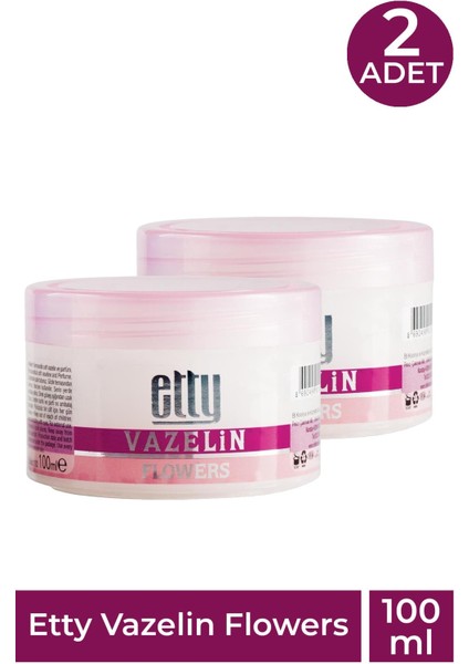 Vazelin Flowers 100 ml 2 Adet