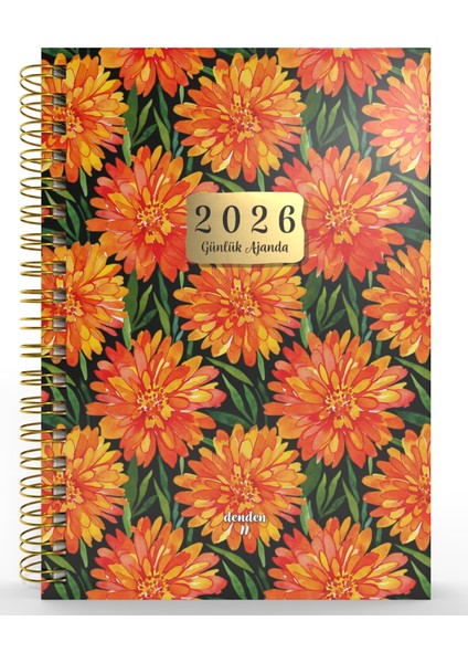 Spiralli 2026 Ajanda Flowers 7