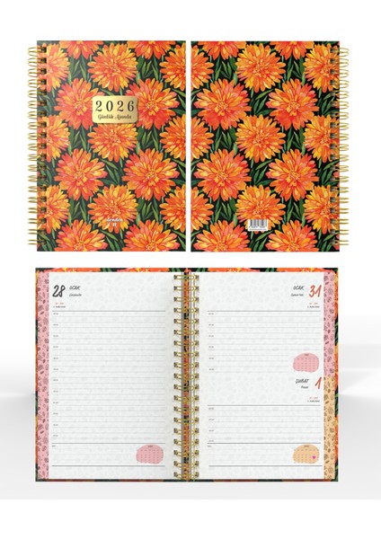 Spiralli 2026 Ajanda Flowers 7 fiyatları