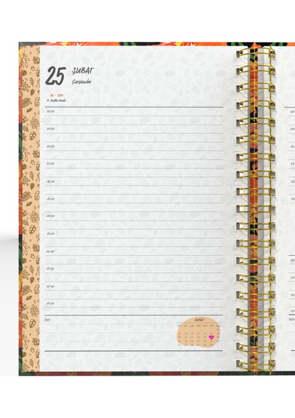 Spiralli 2026 Ajanda Flowers 7 fırsatları