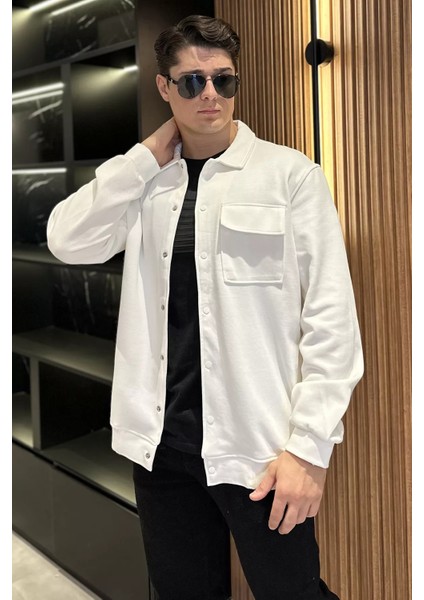 Erkek Ön Çıtçıtlı Double Face Ceket P-00018554