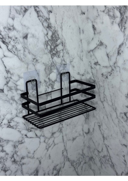 Banyo Düzenleyici Şampuanlık Sabunluk 1 Adet Lamalı Yapışkanlı Duş Rafı Organizer fiyatları