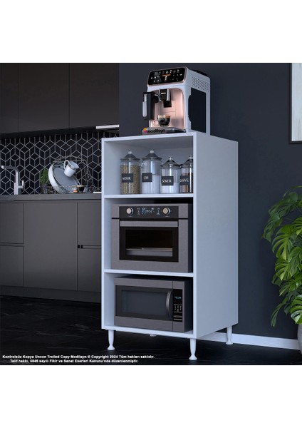 Silva 59,6 x 119,2 x 56 cm Ankastre Fırın ve Mutfak Dolabı