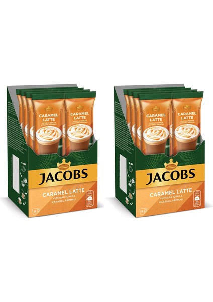 Caramel Latte 14.8 gr Yumuşak Içimli 8 Li Kutu x 2 Adet