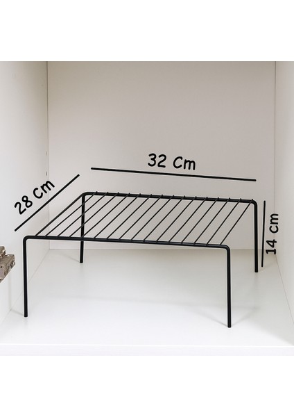 Metal Mutfak Dolabı Raf Düzenleyici – Dayanıklı, Şık Tasarım (32X28X14 Cm) modelleri