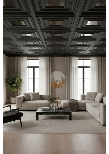 Beyaz 45X45 cm Dekoratif Duvar Paneli – 6’lı Set fiyatları