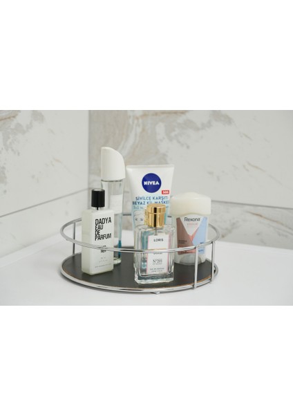 Çok Amaçlı Krom Banyo Düzenleyici Kozmetik ve Takı Organizeri fiyatları