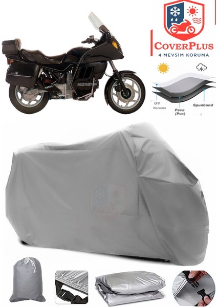 Bmw K 1100 Lt Gri Motorsiket Brandası Motor Örtüsü Çadır Su Geçirmez Motosiklet Kılıfı Motor Brandası