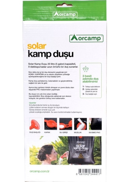 Solar Kamp Duşu fiyatları