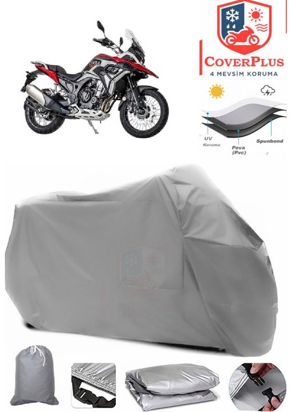 Jawa Rvm 500 Adventure Gri Motorsiket Brandası Motor Örtüsü Çadır Su Geçirmez Motosiklet Kılıfı Motor Brandası