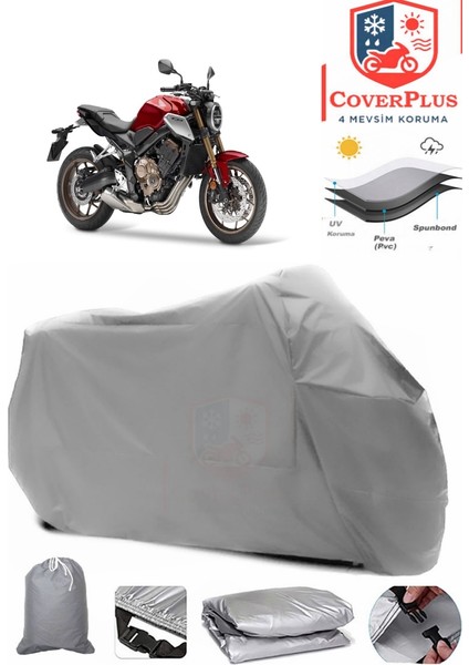 Honda Cbr 650 R Gri Motorsiket Brandası Motor Örtüsü Çadır Su Geçirmez Motosiklet Kılıfı Motor Brandası