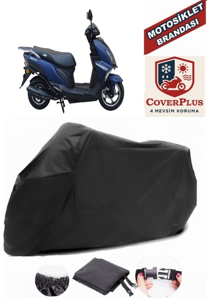 Apachi Joy 125 Siyah Motorsiket Brandası Motor Örtüsü Çadır Su Geçirmez Motosiklet Kılıfı Motor Brandası
