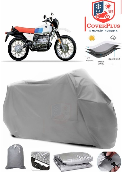 Bmw R 80 Gs Gri Motorsiket Brandası Motor Örtüsü Çadır Su Geçirmez Motosiklet Kılıfı Motor Brandası
