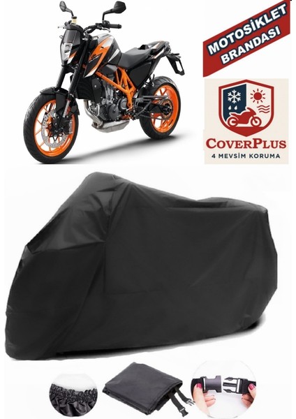 Ktm 690 Duke R Siyah Motorsiket Brandası Motor Örtüsü Çadır Su Geçirmez Motosiklet Kılıfı Motor Brandası