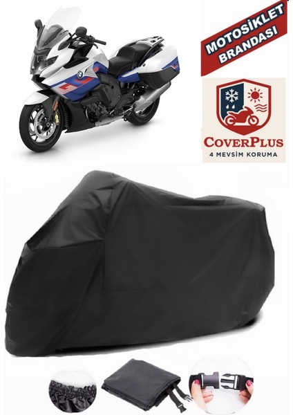 Bmw K 1600 Grand America Siyah Motorsiket Brandası Motor Örtüsü Çadır Su Geçirmez Motosiklet Kılıfı Motor Brandası