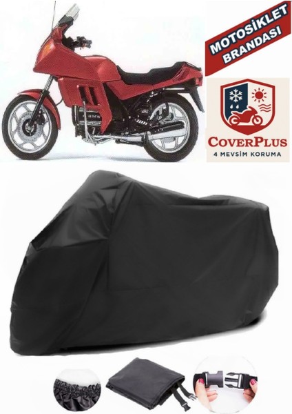 Bmw K 75 Rt Siyah Motorsiket Brandası Motor Örtüsü Çadır Su Geçirmez Motosiklet Kılıfı Motor Brandası