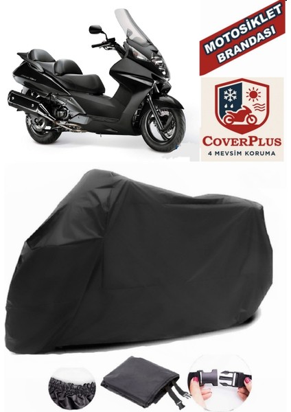 Honda Fjs 400 Silverwing Siyah Motorsiket Brandası Motor Örtüsü Çadır Su Geçirmez Motosiklet Kılıfı Motor Brandası