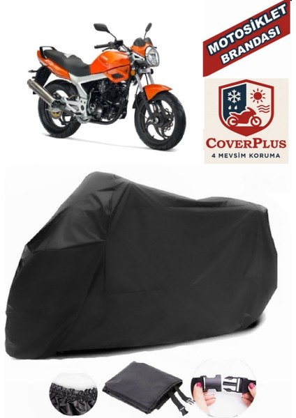 Kanuni Gt 170 Siyah Motorsiket Brandası Motor Örtüsü Çadır Su Geçirmez Motosiklet Kılıfı Motor Brandası