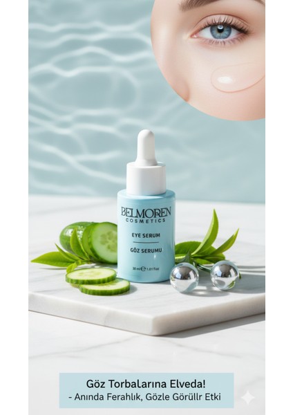 Göz Çevresi Aydınlatıcı ve Kırışıklık Karşıtı Bakım Göz Serumu 30 ml