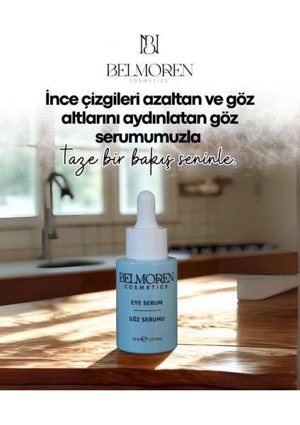 Göz Çevresi Aydınlatıcı ve Kırışıklık Karşıtı Bakım Göz Serumu 30 ml fırsatları