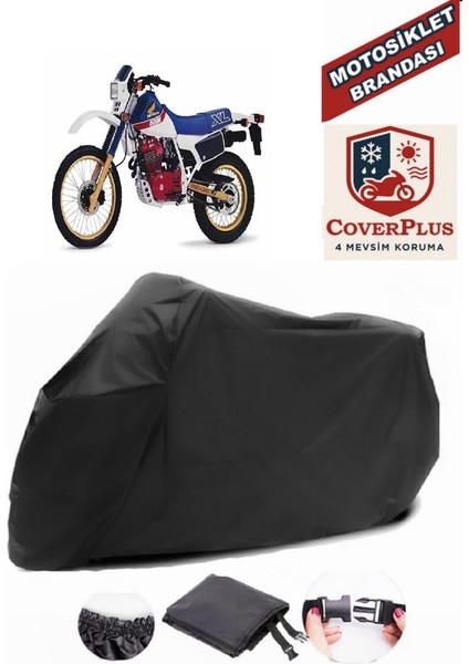 Honda Xl 600 Siyah Motorsiket Brandası Motor Örtüsü Çadır Su Geçirmez Motosiklet Kılıfı Motor Brandası