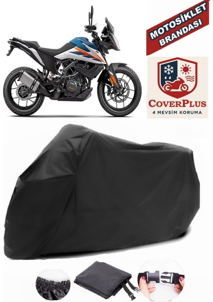 Ktm 250 Adventure (125) Siyah Motorsiket Brandası Motor Örtüsü Çadır Su Geçirmez Motosiklet Kılıfı Motor Brandası