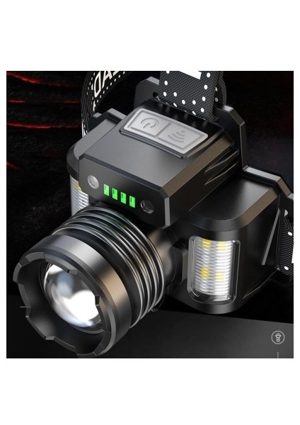 Sensörlü Şarjlı Kafa Lambası