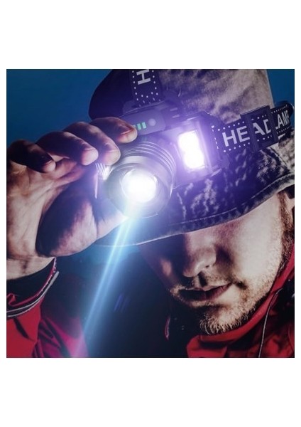 Sensörlü Şarjlı Kafa Lambası fiyatları