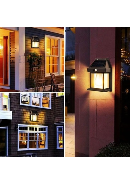 Güneş Enerjili Duvar Lambası, Hareket Sensörlü S-50