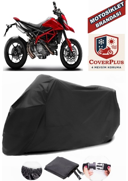 Ducati Hypermotard 821 Siyah Motorsiket Brandası Motor Örtüsü Çadır Su Geçirmez Motosiklet Kılıfı Motor Brandası
