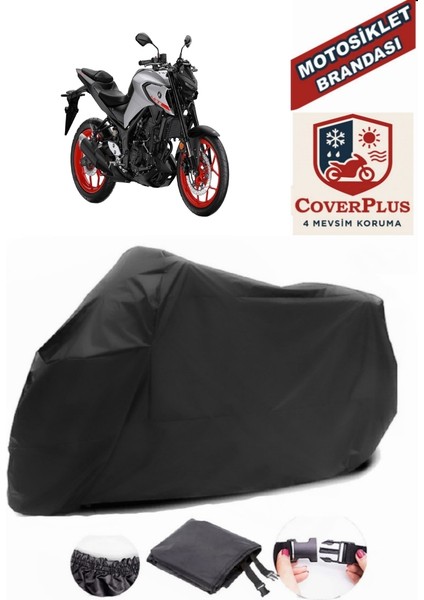 Yamaha Mt-25 Abs Siyah Motorsiket Brandası Motor Örtüsü Çadır Su Geçirmez Motosiklet Kılıfı Motor Brandası