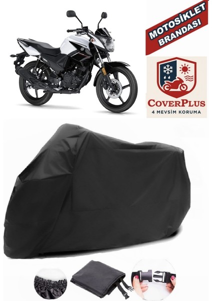 Yamaha Ys 125 Siyah Motorsiket Brandası Motor Örtüsü Çadır Su Geçirmez Motosiklet Kılıfı Motor Brandası