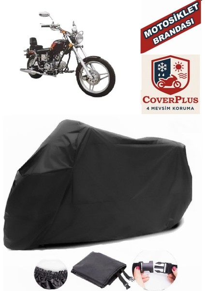 Regal Raptor Dd 100E Siyah Motorsiket Brandası Motor Örtüsü Çadır Su Geçirmez Motosiklet Kılıfı Motor Brandası