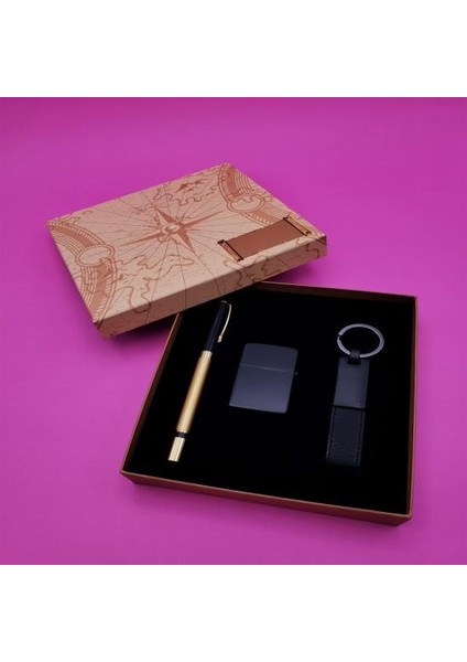 Çakmak Anahtarlık Metal Roller Kalem Dekoratif Hediyelik