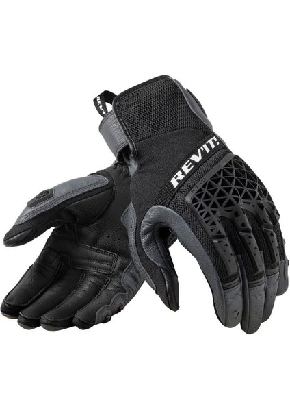 Sand 4 Yazlık Korumalı Motosiklet Eldiveni Siyah Gri