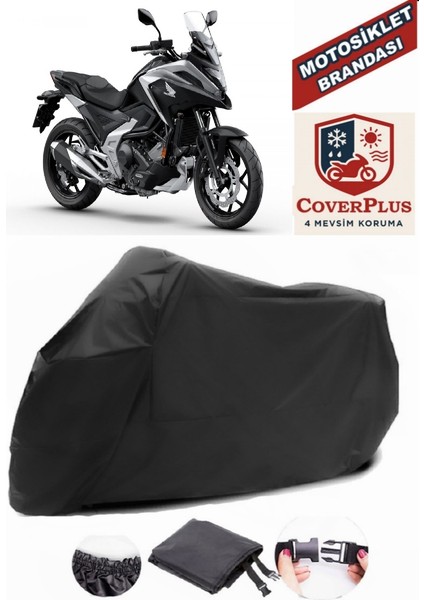 Honda Nc 750 x Siyah Motorsiket Brandası Motor Örtüsü Çadır Su Geçirmez Motosiklet Kılıfı Motor Brandası