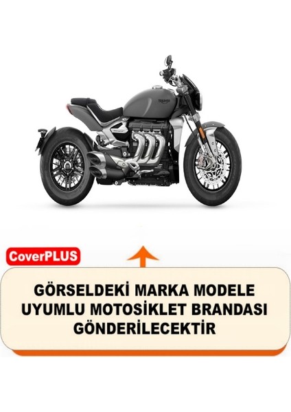Triumph Rocket 3 R Siyah Motorsiket Brandası Motor Örtüsü Çadır Su Geçirmez Motosiklet Kılıfı Motor Brandası fiyatları