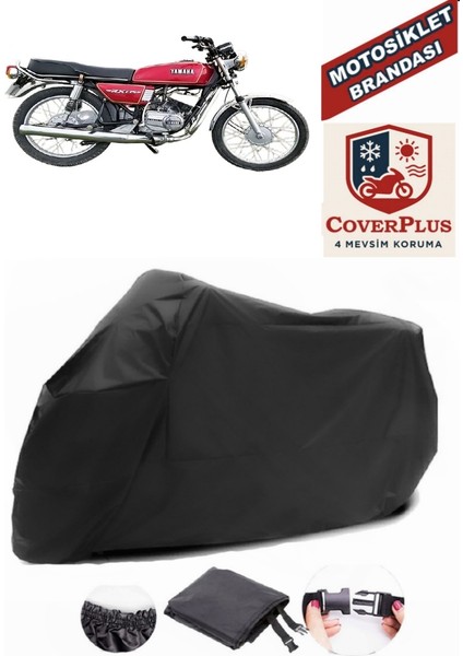 Yamaha Rx 135 Siyah Motorsiket Brandası Motor Örtüsü Çadır Su Geçirmez Motosiklet Kılıfı Motor Brandası