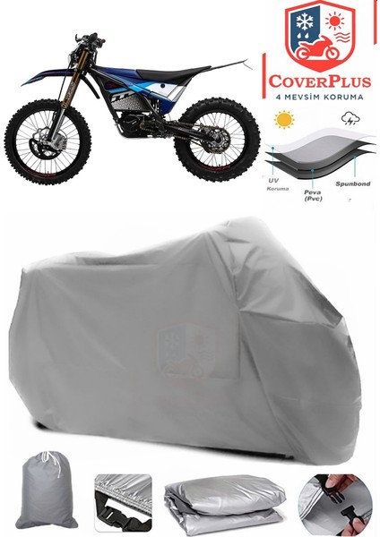 Lectrıc Motıon Escape Xr Gri Motorsiket Brandası Motor Örtüsü Çadır Su Geçirmez Motosiklet Kılıfı Motor Brandası