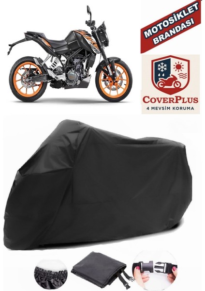 Ktm 125 Duke Siyah Motorsiket Brandası Motor Örtüsü Çadır Su Geçirmez Motosiklet Kılıfı Motor Brandası