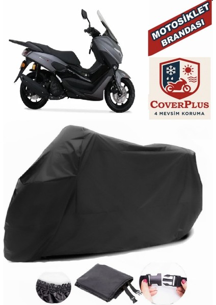 Arora Max-T Easy Siyah Motorsiket Brandası Motor Örtüsü Çadır Su Geçirmez Motosiklet Kılıfı Motor Brandası