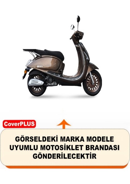 Yuki Margherita 50 Siyah Arka Çanta Uyumlu Motorsiket Brandası Motor Örtüsü Çadır Su Geçirmez Motosiklet Kılıfı Motor Brandası fiyatları