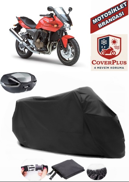 Kawasaki Z 750 S Siyah Arka Çanta Uyumlu Motorsiket Brandası Motor Örtüsü Çadır Su Geçirmez Motosiklet Kılıfı Motor Brandası