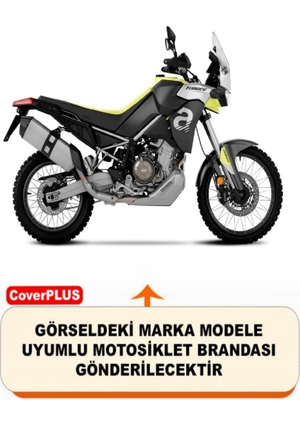 Aprilia Tuareg Arka Çanta Uyumlu (Gri) Motorsiket Brandası Motor Örtüsü Çadır Su Geçirmez Motosiklet Kılıfı Motor Brandası fiyatları