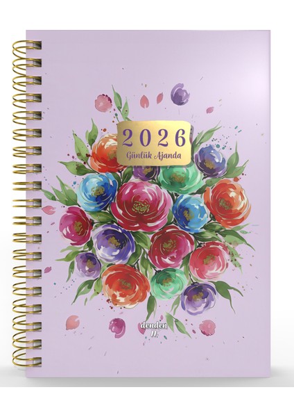 Spiralli 2026 Ajanda Flowers 5