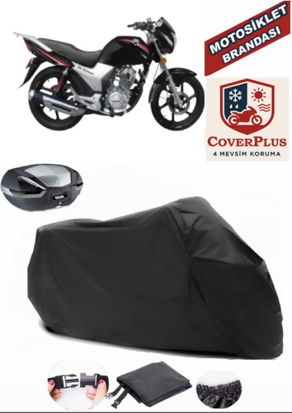 Motoran Cbs 150 Balancer Siyah Arka Çanta Uyumlu Motorsiket Brandası Motor Örtüsü Çadır Su Geçirmez Motosiklet Kılıfı Motor Brandası