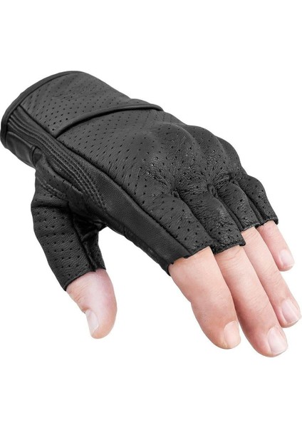 Thebikerjeans Fingerless Flx Deri Motosiklet Eldiveni modelleri