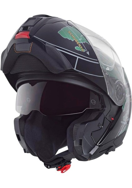 C5 Globe Green Çene Açılır Motosiklet Kaskı fırsatları