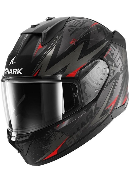 D-Skwal 3 Blast-R Mat Kapalı Motosiklet Kask