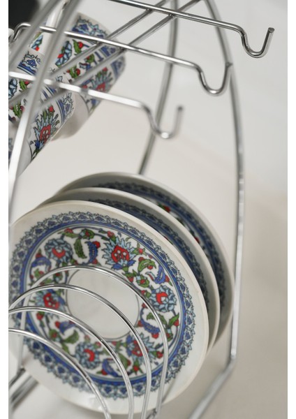 Krom Kaplama Fincan Askılığı Türk Kahvesi Fincan Standı fırsatları